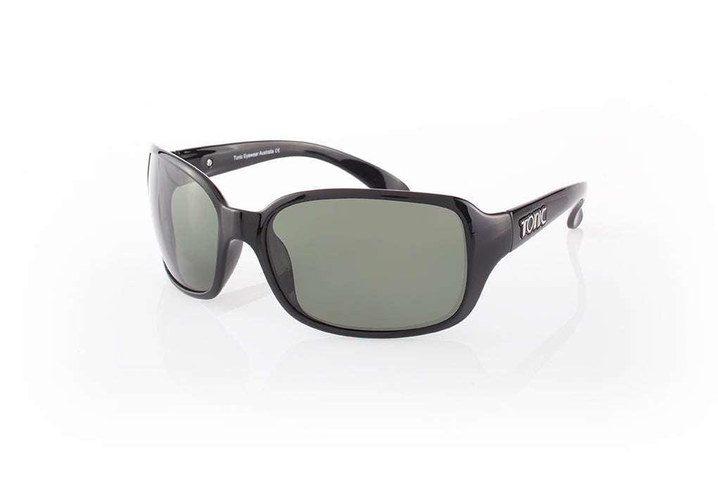 Tonic Cove Sunnies - Black Gloss / Grey