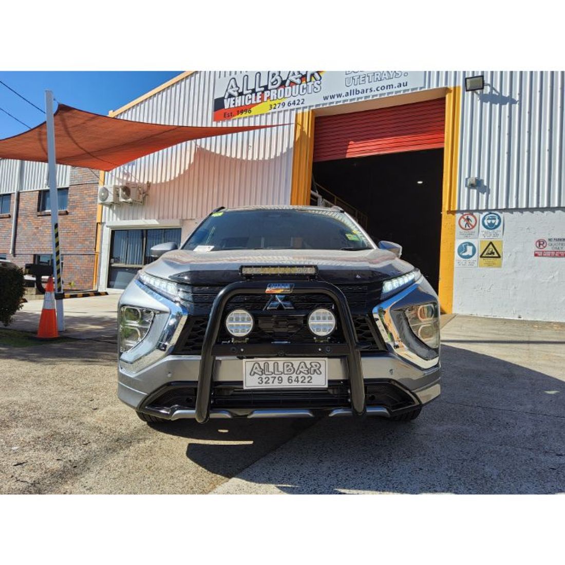 Black Alloy Nudgebar to suit 2023 Mitsubishi Eclipse Cross Exceed