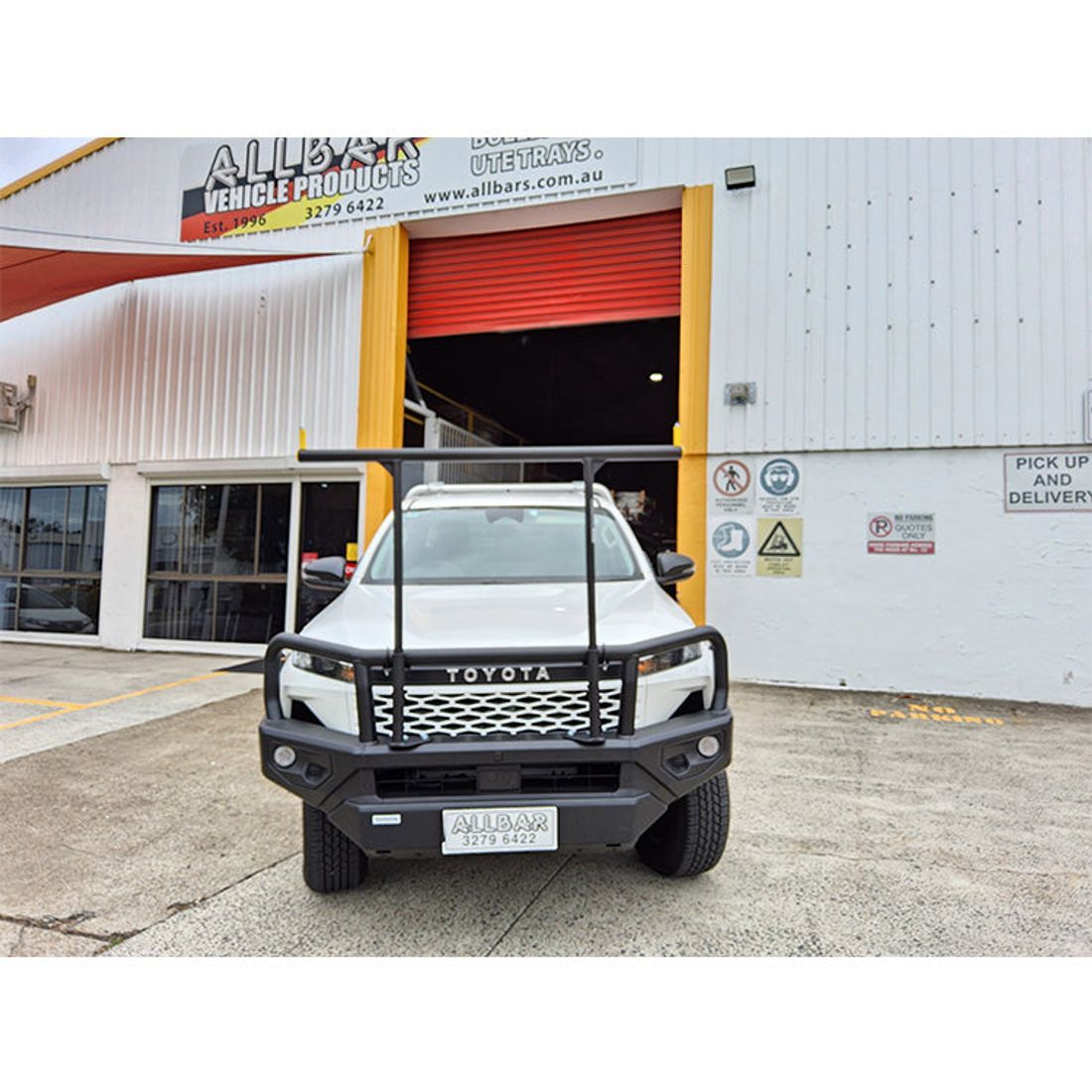 Multi Fit HRack kit to suit 2026 Toyota Hilux with genuine Bullbar