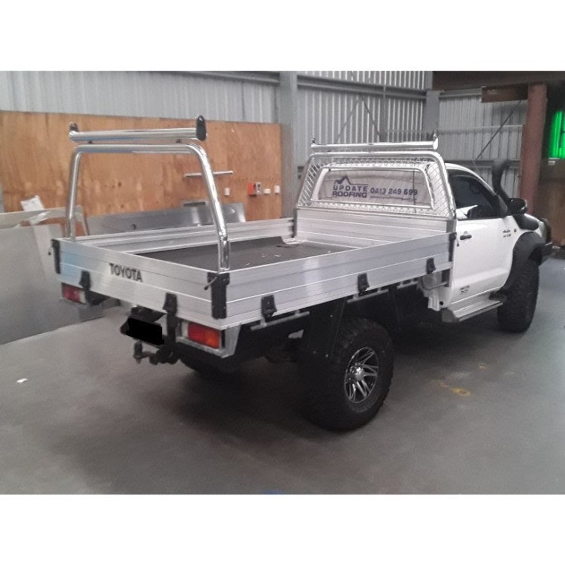 Style Rack Set with Adaptor Racks & Custom Cargo Barrier to suit Toyota Hilux