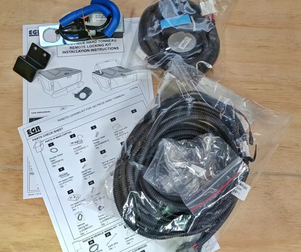 EGR Hard Lid Remote Locking Kit Isuzu D-Max 2017-2019