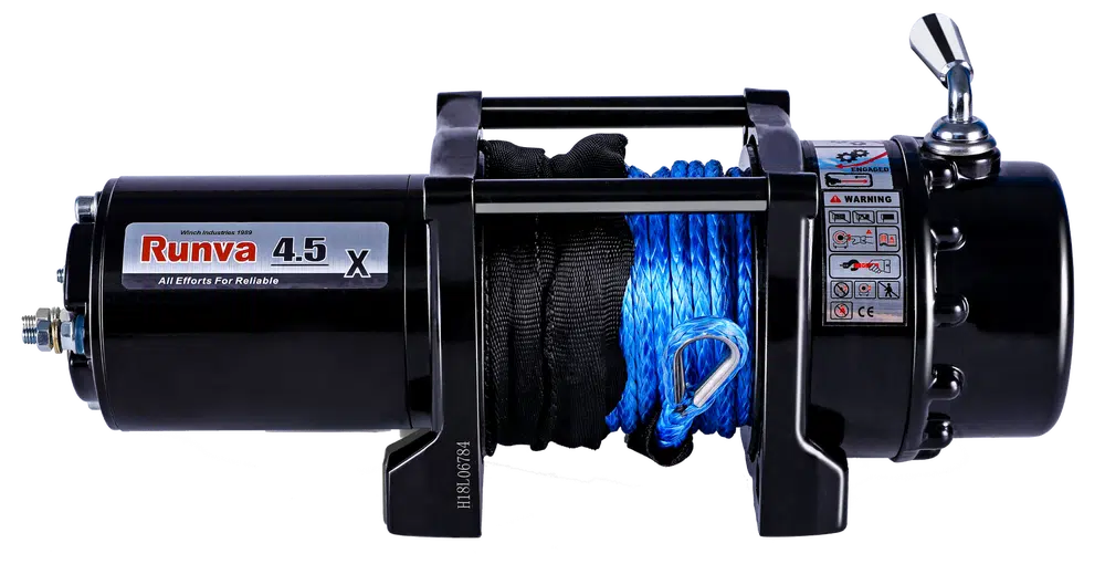 Runva 4.5X 24V with Synthetic Rope