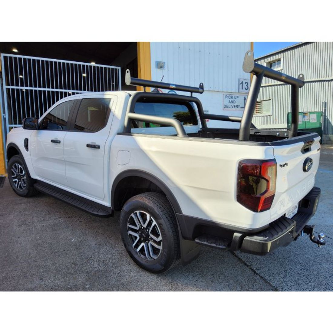Black 76mm Black Adaptor Rack set to suit 2022 Next Gen XLT Ranger
