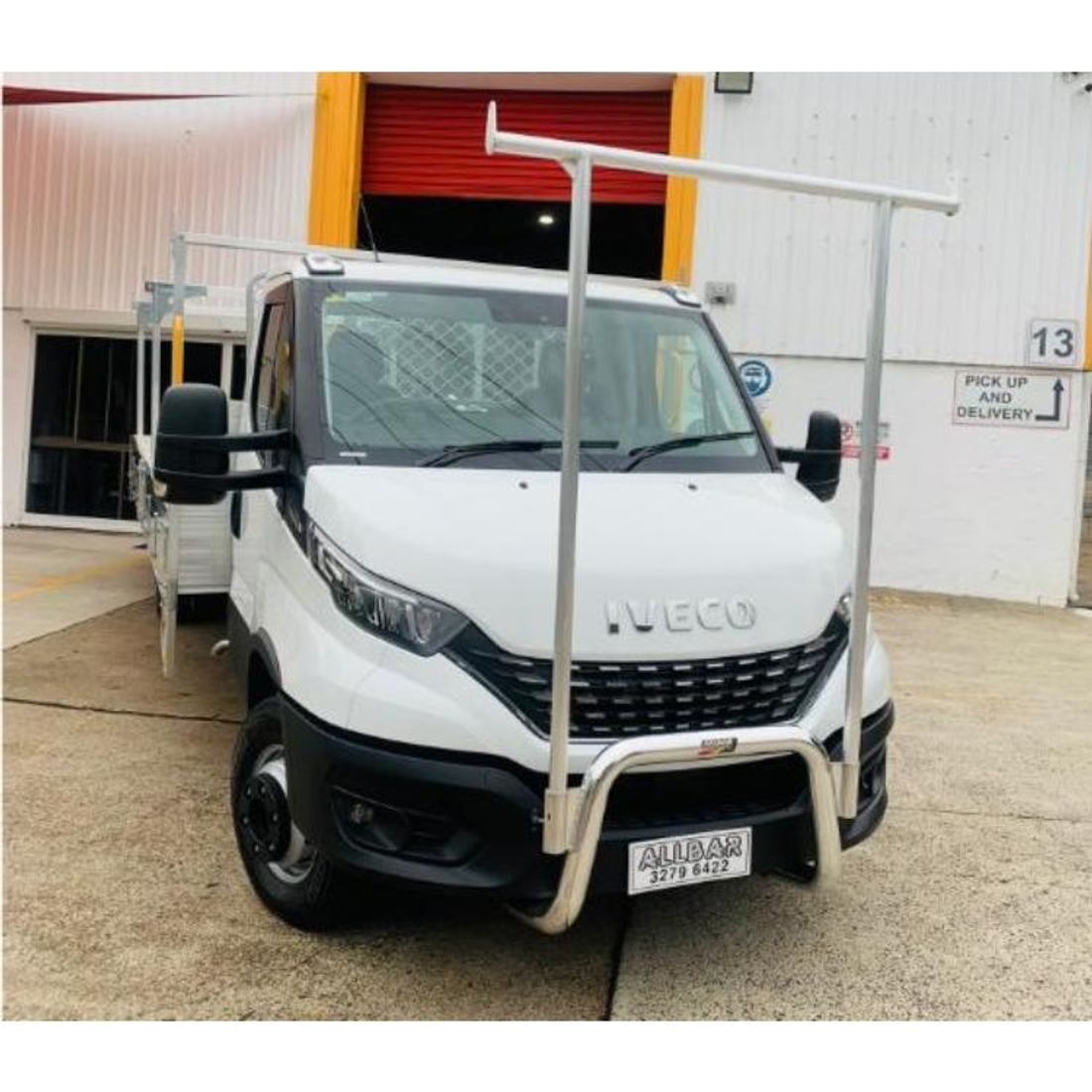 Alloy Nudgebar/HRack set to suit 2022 Iveco Daily