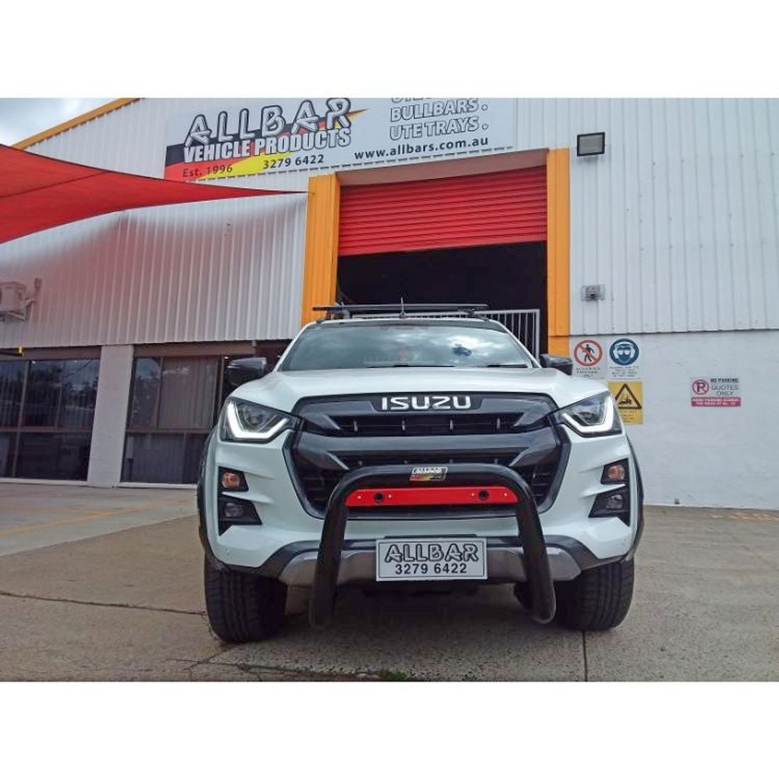 P/Coated Black Nudgebar to suit 2021 Isuzu DMax X-Terrain