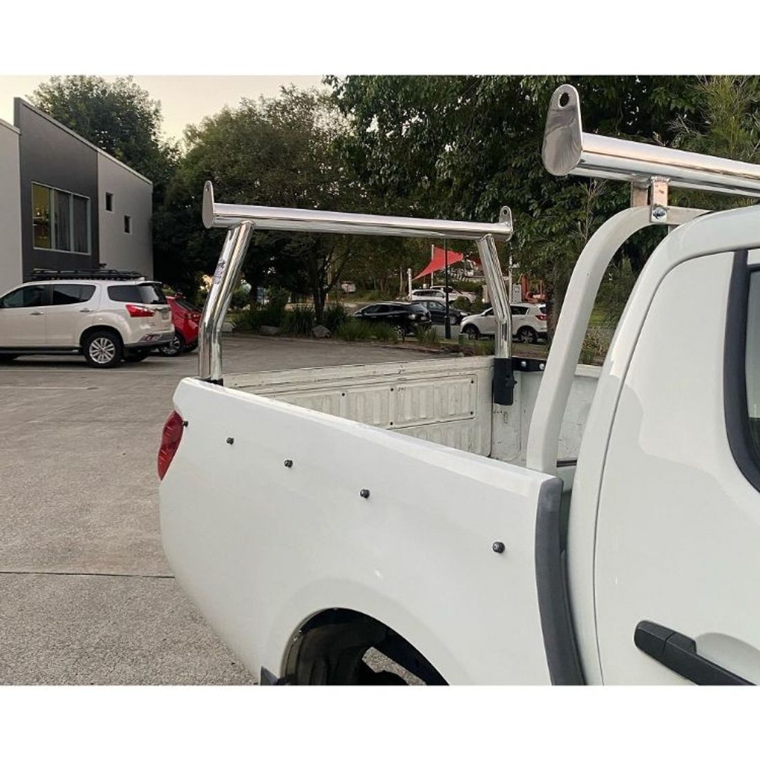 Adaptor on Factory Steel Headboard with Rear Trade Rack to suit Mitsubishi MN Triton