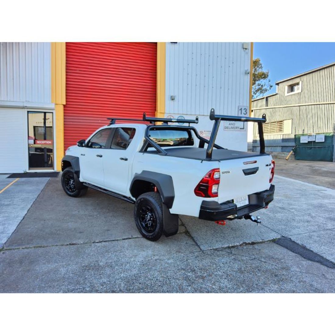 Black Adaptor Rack Set to suit 2024 Hilux GR Sport