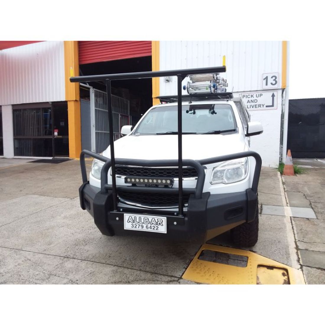 Multi Fit HRack to suit genuine 2016 Holden Colorado Bullbar