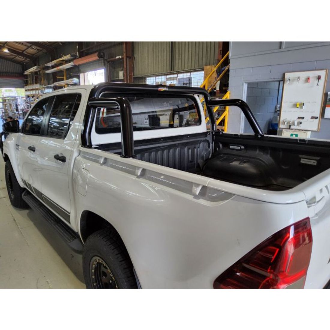 76mm Welded Arm Sportsbar to suit 2021 SR Hilux J Deck