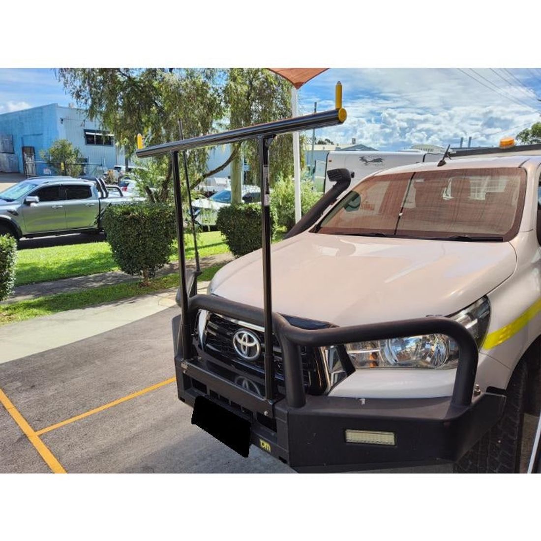 Multi Fit HRack to suit Toyota Hilux with TJM Bullbar