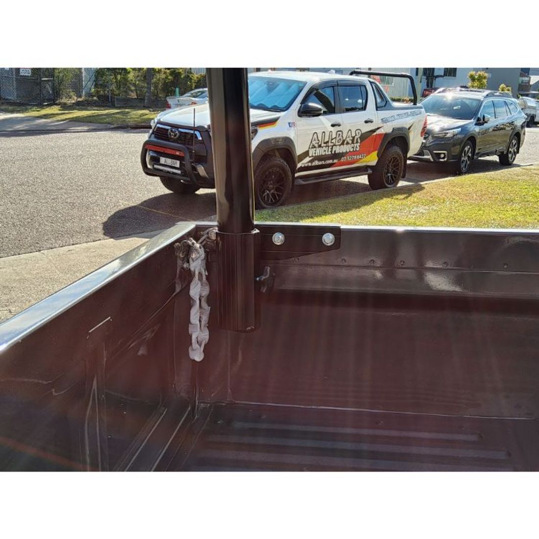 Custom Fabricated Black Adaptor Rack Set to suit Landcruiser