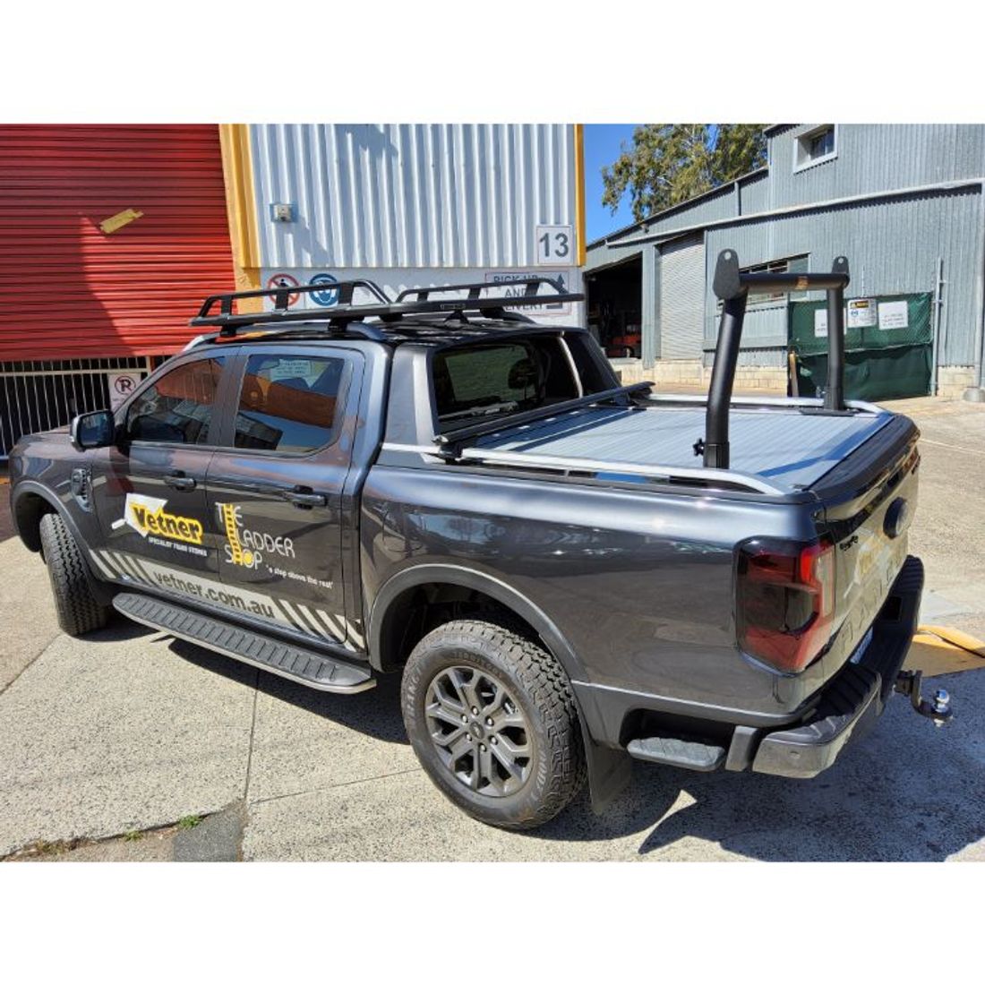P/Coated 63mm Rear Removable Trade Rack to suit the new Next-Gen Ford Ranger Wildtrak