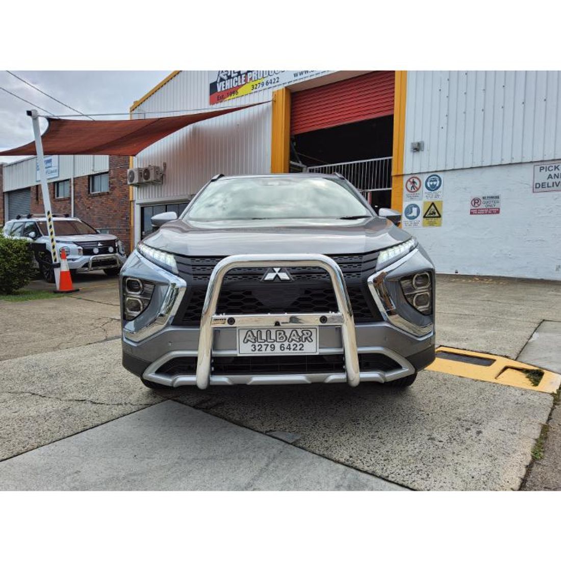 Polished Alloy Nudgebar to suit 2023 Mitsubishi Eclipse Cross Exceed
