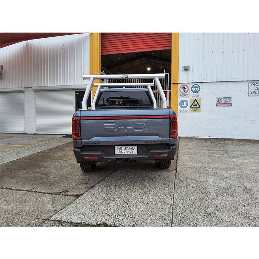Alloy 76mm removable Trade Racks to suit BYD Shark