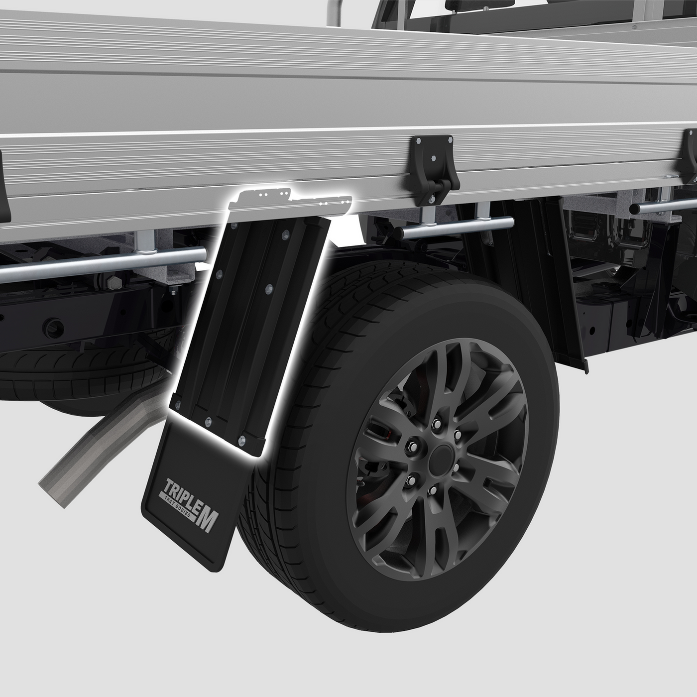 Mudguard Rear - Aluminium Tray