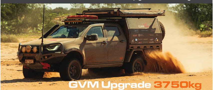 Isuzu D-Max RG1 (4x4) - GVM Upgrade - 3750kg