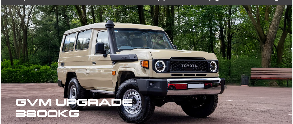 Toyota Landcruiser 70 J7 (78 Troopy) - GVM Upgrade - 3800kg