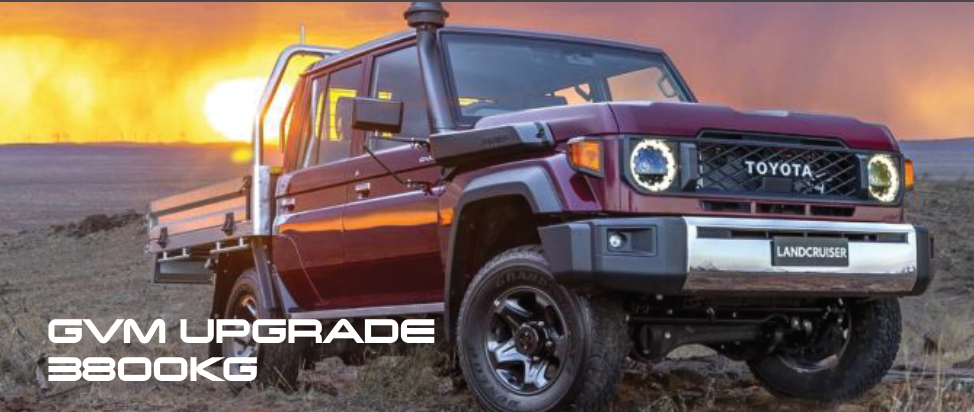 Toyota Landcruiser 70 J7 (79 Dual Cab) - GVM Upgrade - 3800kg