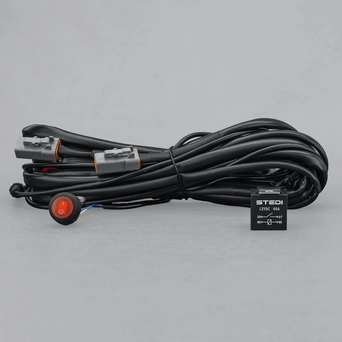 Dual Connector plug & Play Smart Harness high Beam Driving light Wiring