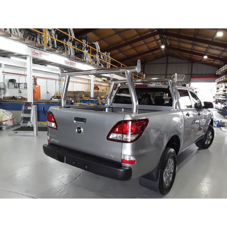 2018 Mazda BT50 Polished Trade Racks