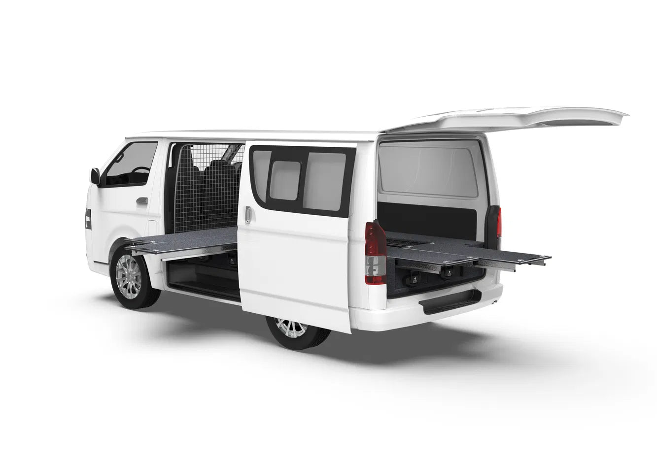 DUAL ROLLER FLOOR SIDE DRAWERS & DUAL ROLLER FLOOR REAR DRAWERS