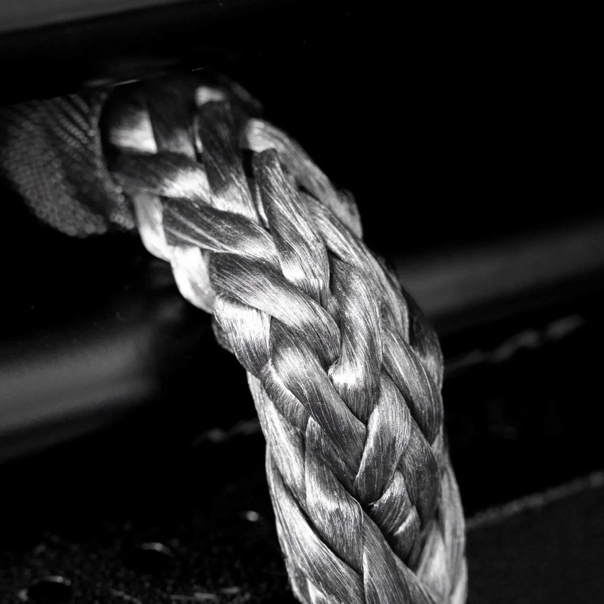 Carbon Offroad 24m x 11mm Standard Winch Rope Kit - Black