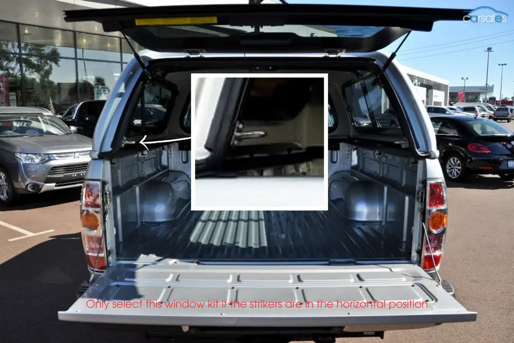 EGR Premium Canopy - Full Rear Door Upgrade Kit 2 Mitsubishi Triton MN 2009-2014