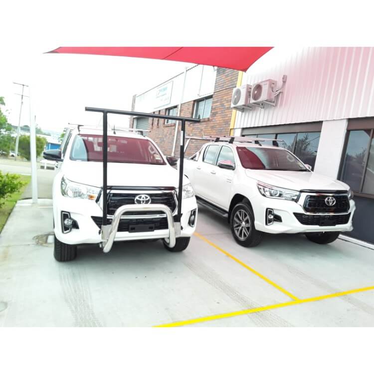Nudgebar & Hrack Set compatible with Toyota Hilux
