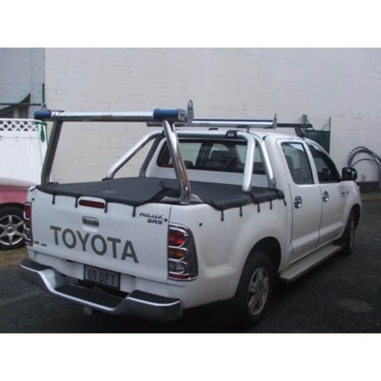 Polished Adaptor Rack Set compatible with SR5 Hilux