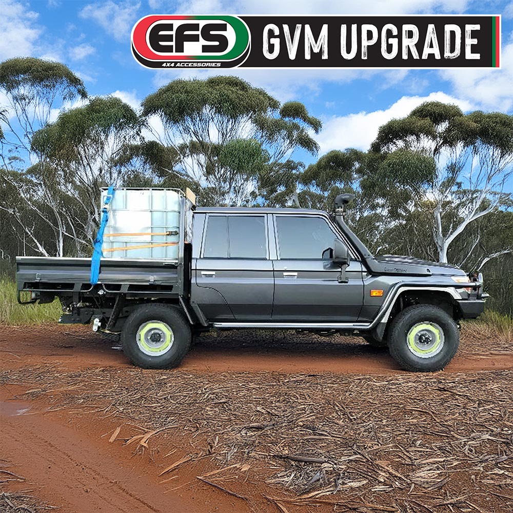 Toyota Landcruiser J7 79 series single/dual cab 09/2022+ 4200kg GVM Upgrade