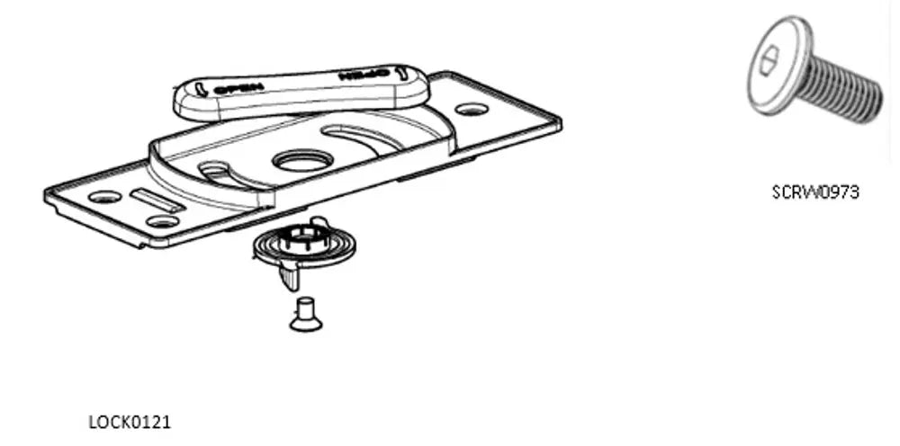 RollTrac Emergency Release Handle Kit Chevrolet Silverado 1500 2020-Onwards