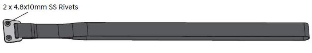 Load Shield Replacement Pull Handles Ford Ranger RA 2022-Onwards