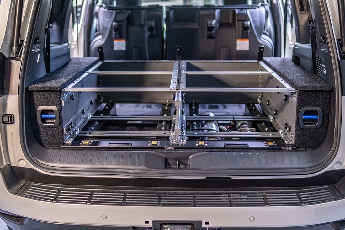 Toyota LandCruiser 300 Series Under Drawer Base Frame Tray Left