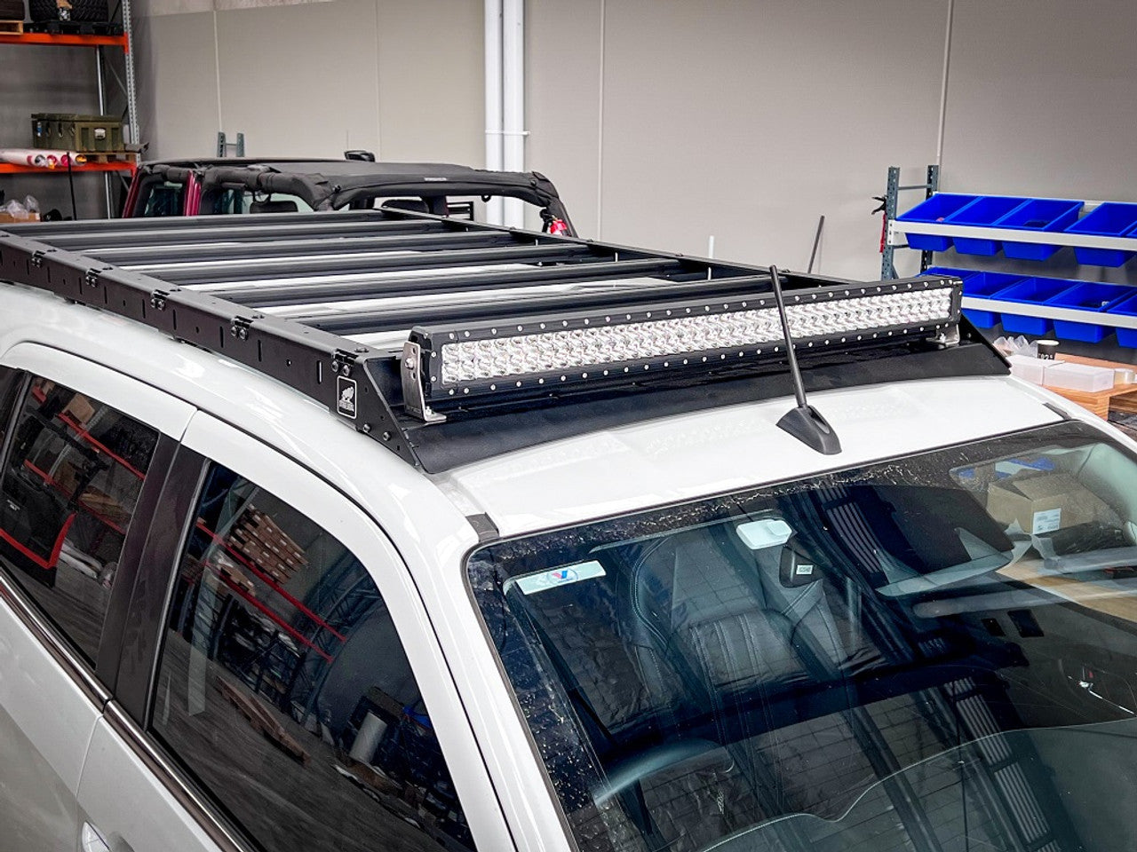 Scout Roof Rack Wind Deflector to suit 42\" LED light bar, for DMAX 2021, BT50 2021 and MUX 2021