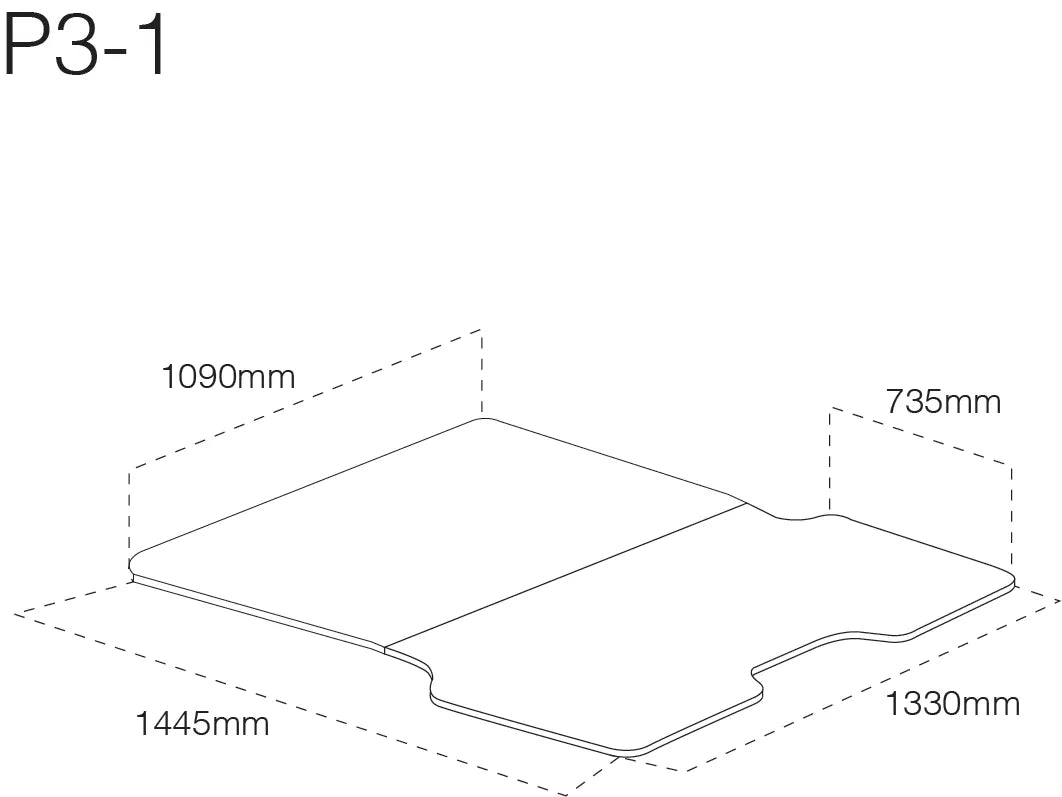 HSP LoadSlide – Ford PX & PU Ranger Dual Cab Without Tub Liner