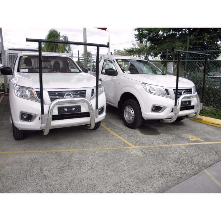Nissan NP300 Navara Nudgebar & Hrack Set