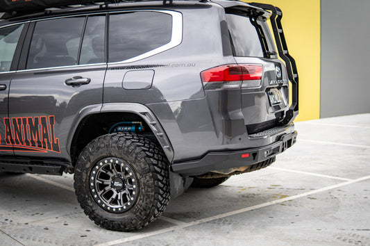 Rear door ladder to suit LC300 Toyota Landcruiser 2021 on