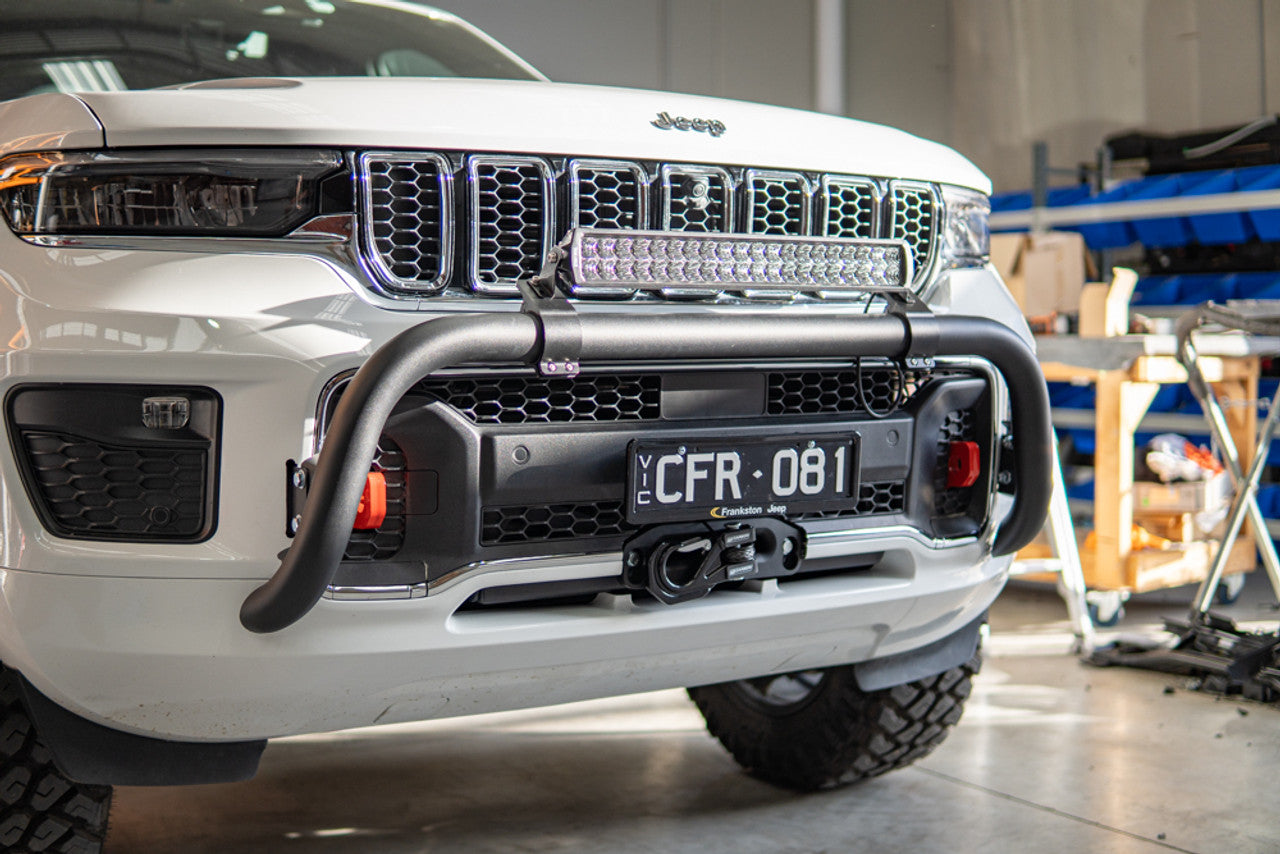 Round Nudge bar to suit Jeep Grand Cherokee L and WL 2022 to current Overland Only
