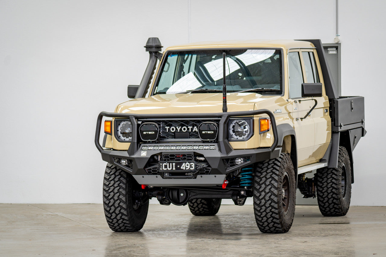 Toro Bull bar, Suitable for Toyota Land Cruiser (facelift) 76, 78, 79 Series, 2024 on