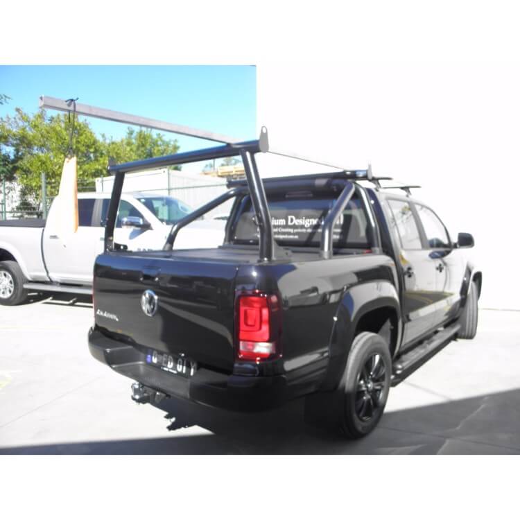 VW Amarok Adaptor Rack Set P/Coated Black