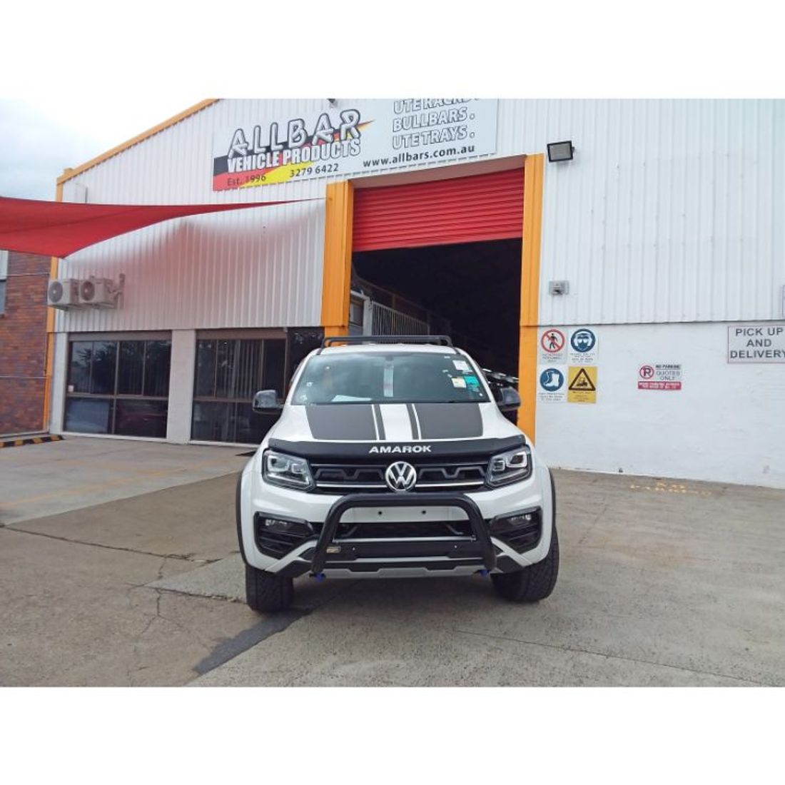 Black Nudgebar to suit 2021 VW Amarok 580 Walkinshaw