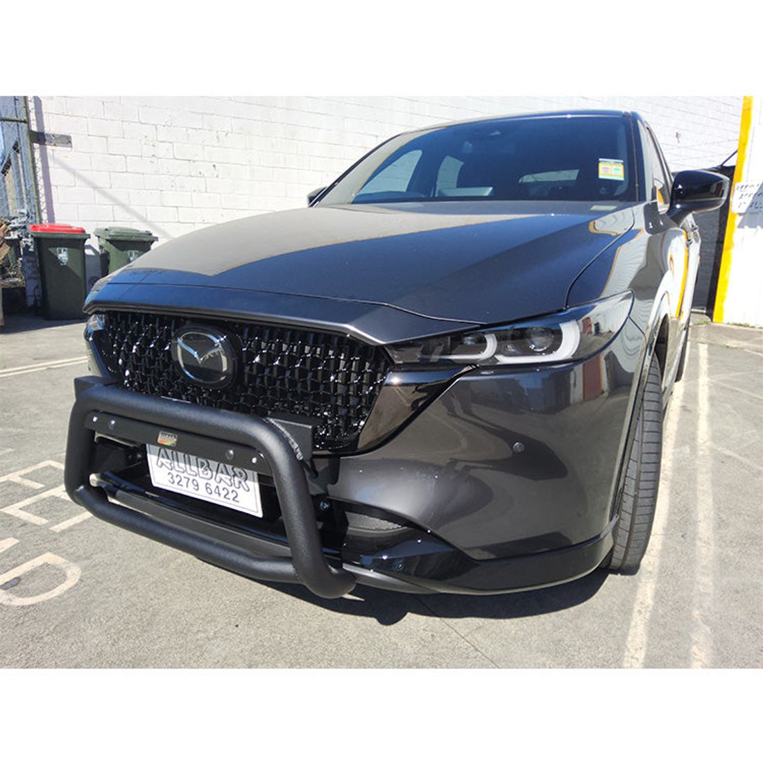 Black Alloy Series II Nudgebar to suit 2025 Mazda CX-5