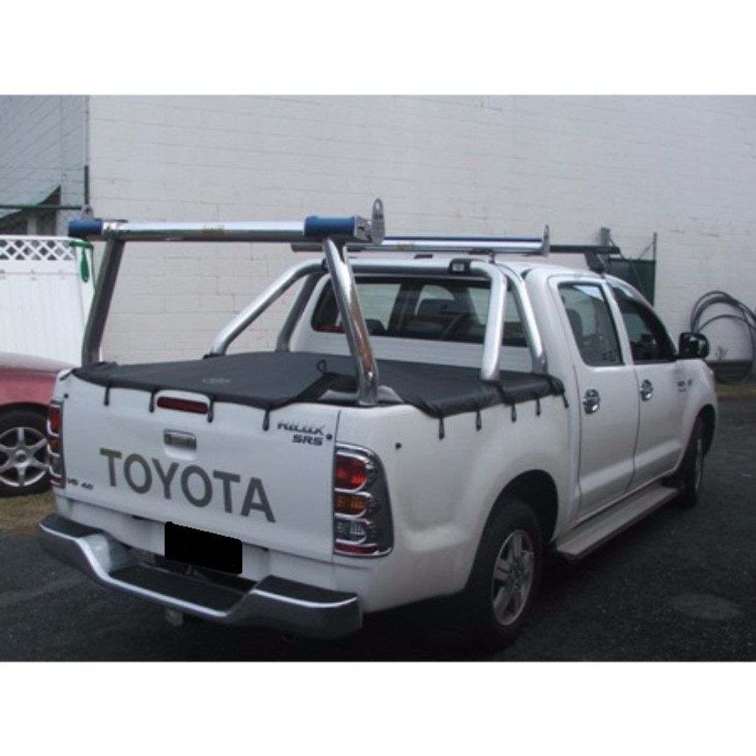 Polished Adaptor Rack Set compatible with SR5 Hilux