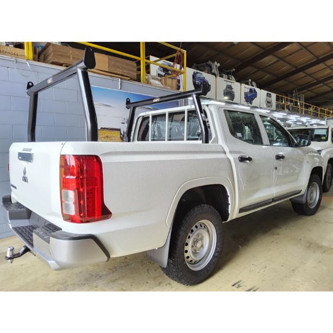 Black 76mmTrade Racks to suit Mitsubishi MV Triton