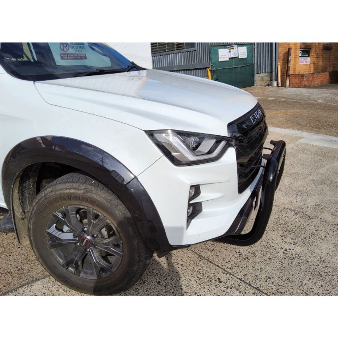 P/Coated Black Nudgebar to suit 2023 Isuzu DMax X-Terrain