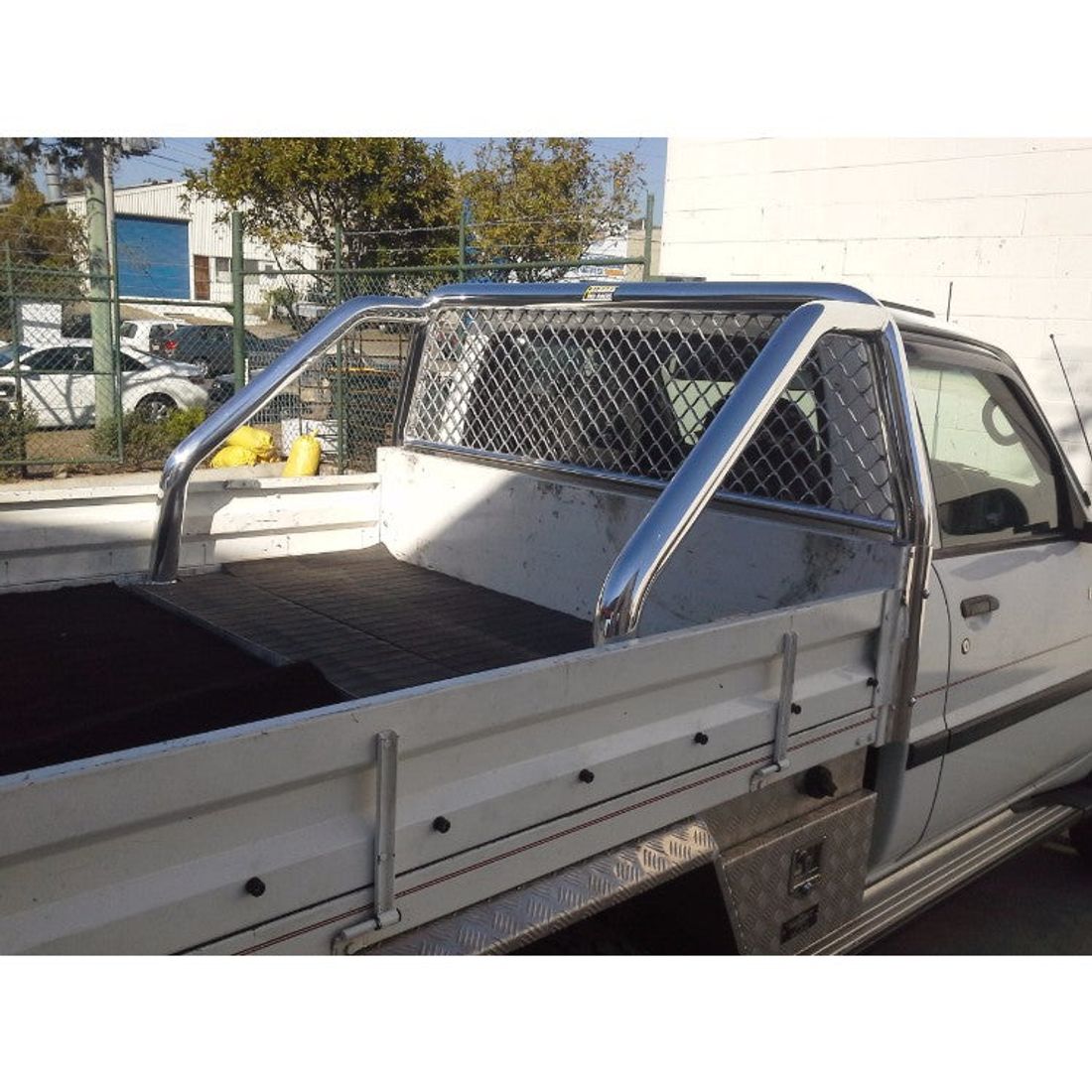 Landcruiser 76mm Polished Welded Arm Sports Bar