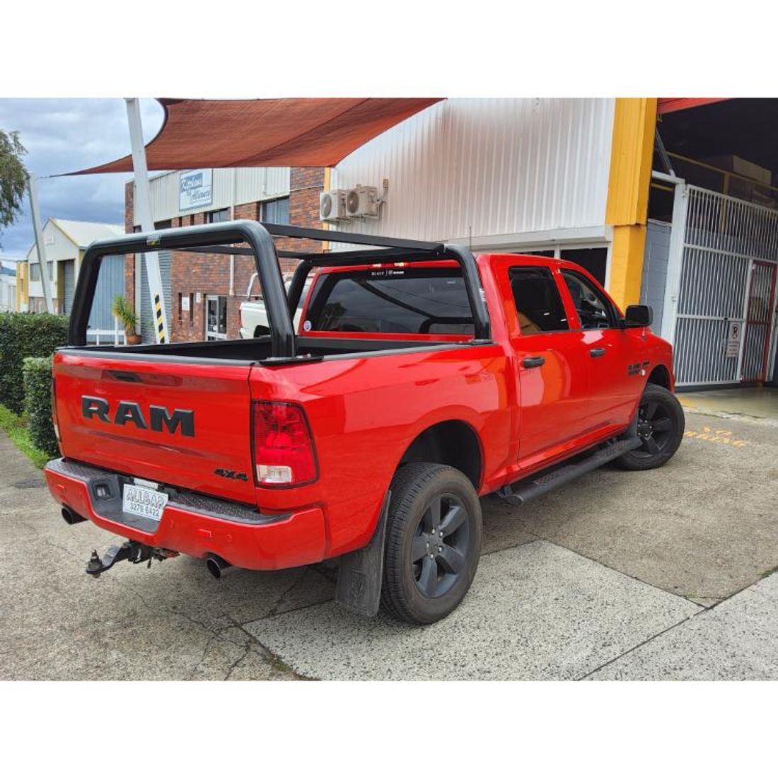 Black 100mm Style Racks with Rails to suit 2023 Ram DS 1500