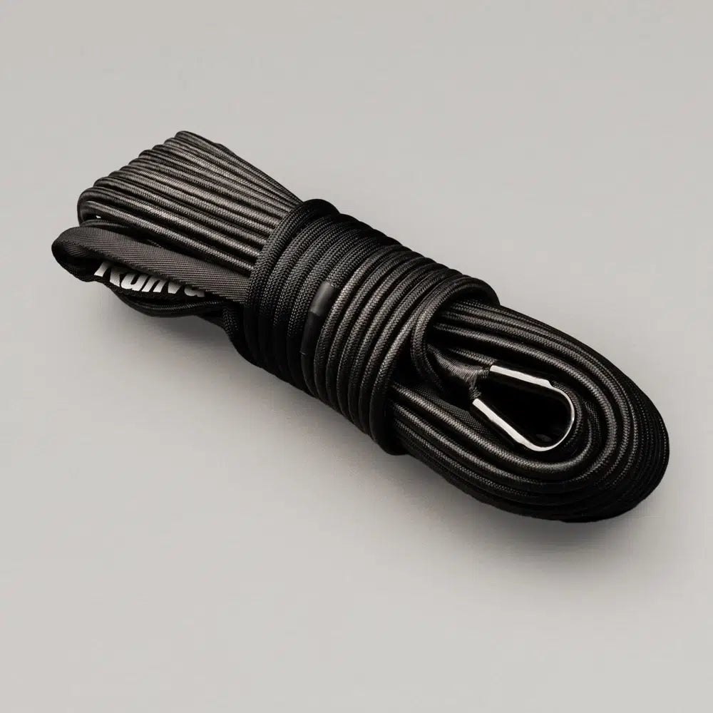 Runva Armortech 35m x 10mm Synthetic Rope BLACK