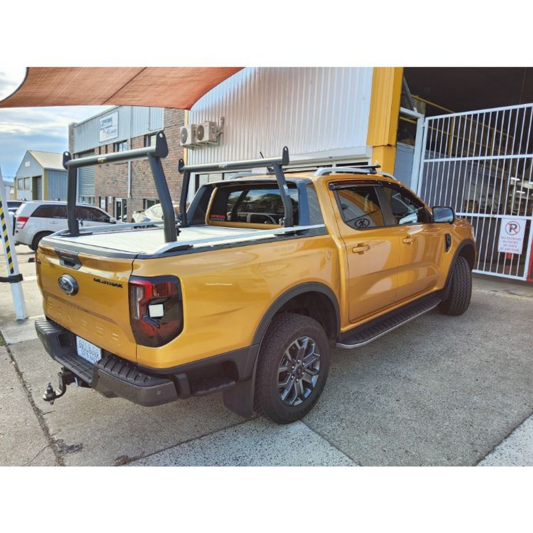 P/Coated 63mm Front & Rear Removable Trade Racks to suit the new Next-Gen Ford Ranger Wildtrak