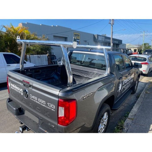 Polished 76mm Trade Racks to suit 2023 VW Amarok NF